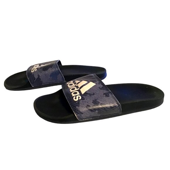 ADIDAS- SLIP-ON BLUE SIZE 8 - Picture 2 of 7